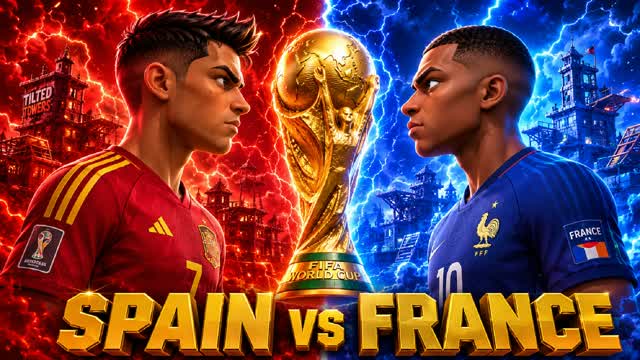 RED VS BLUE FRANCE VS SPAIN โ Fortnite Creative map