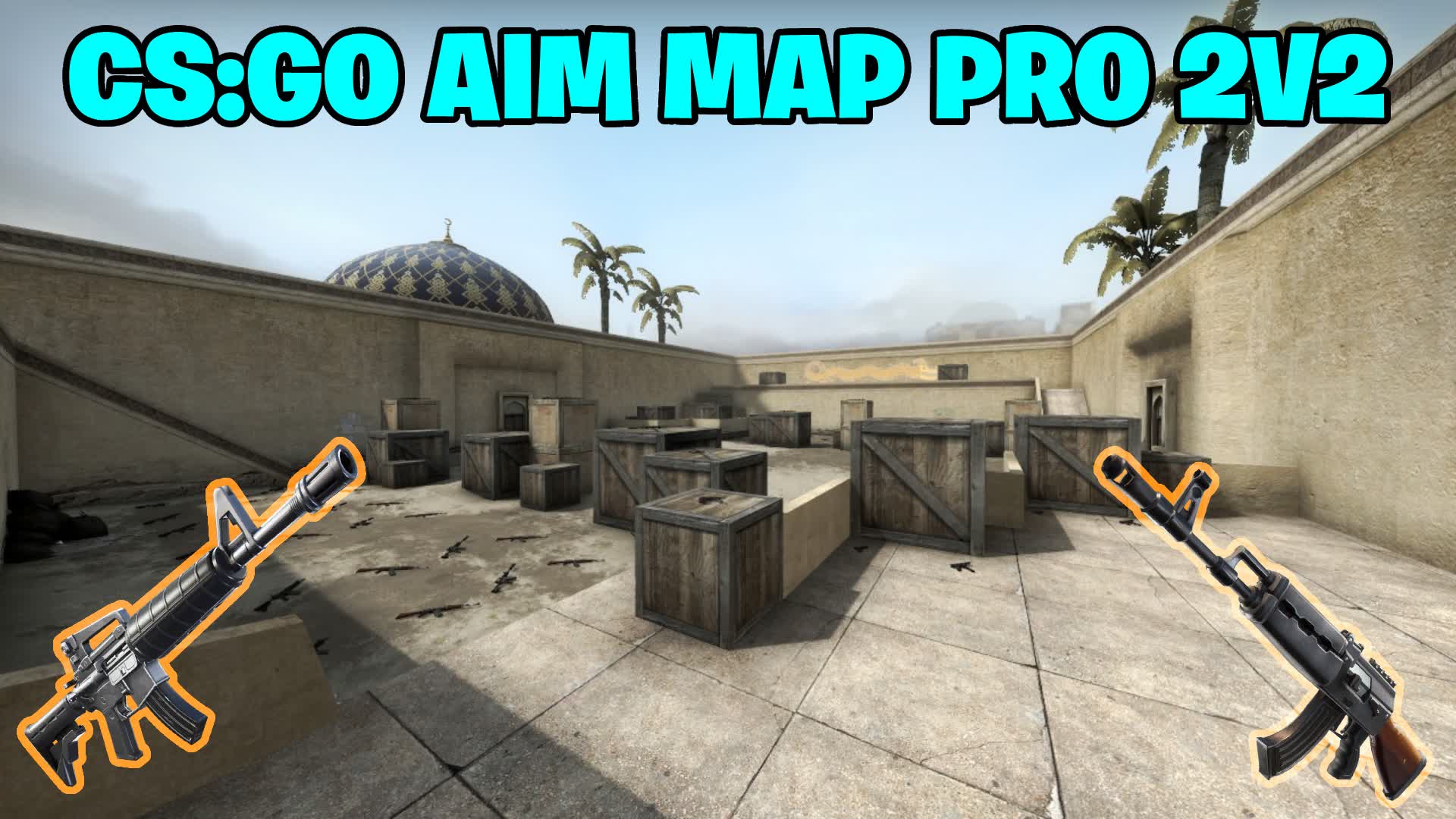 CSGO AIM PRO 2V2 — Fortnite Creative map