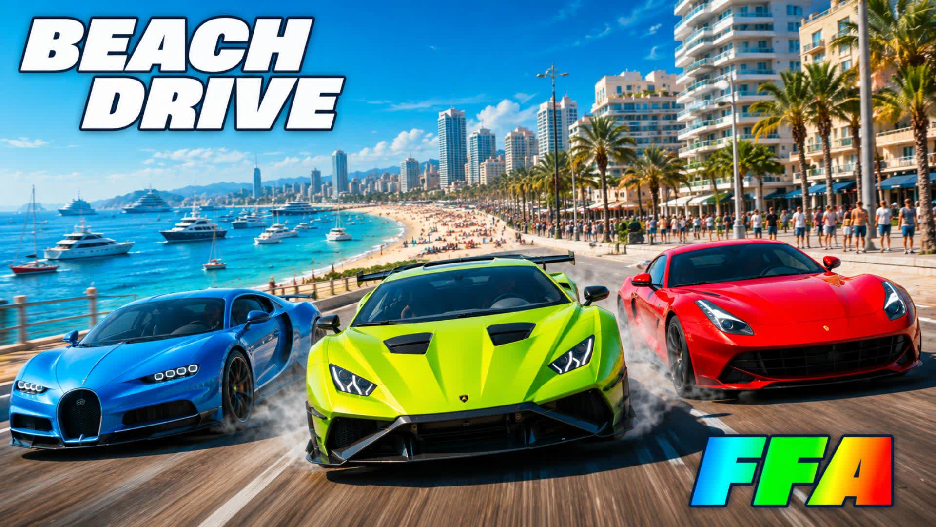 ☀️BEACH DRIVE FLOW🚗 — Fortnite Creative map