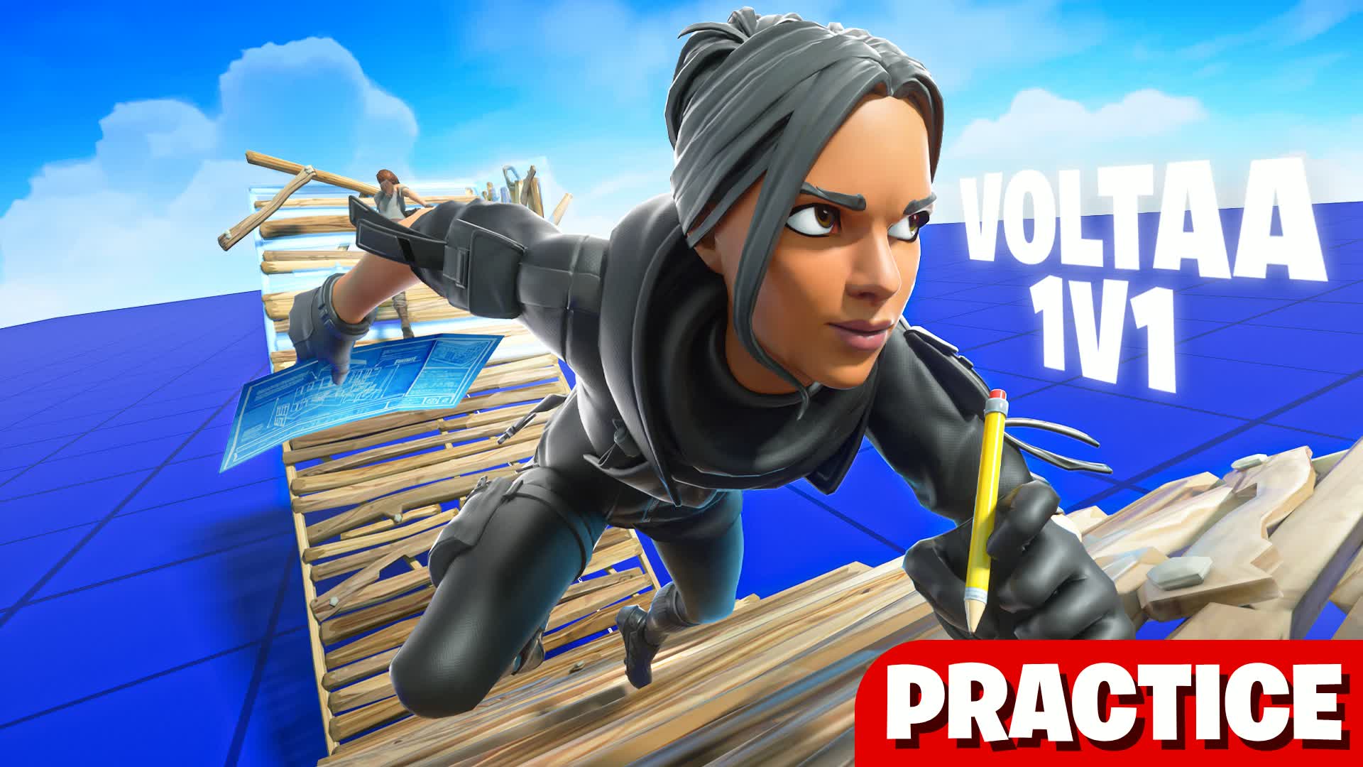 VOLTAA 1V1 BUILD FIGHTS (PRACTICE) — Fortnite Creative map