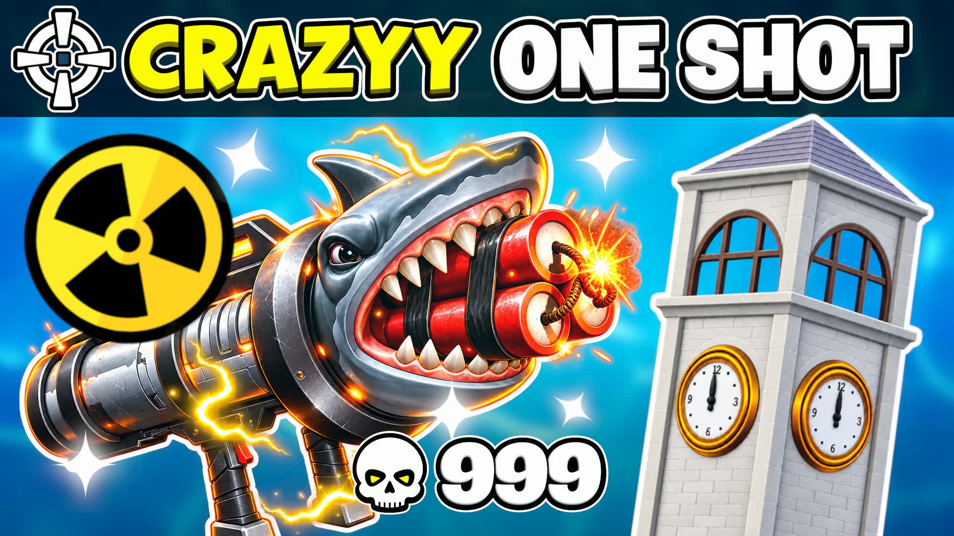 ☢️ CRAZYY ONE SHOT GUN GAME FFA ☢️ — Fortnite Creative map
