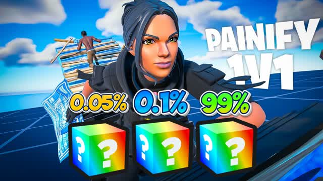 1V1V1V1 BUILD FIGHTS(PAINIFY) — Fortnite Creative map