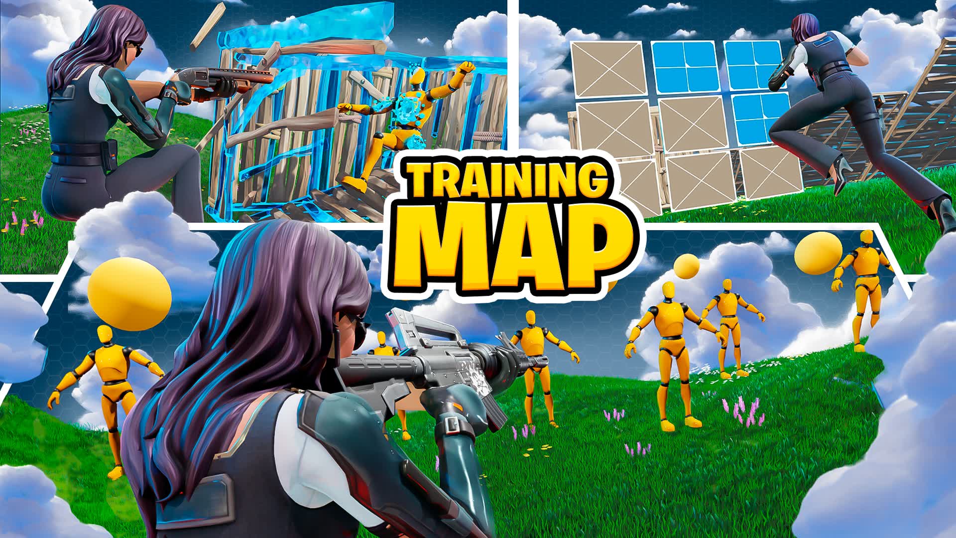 WARMUP | AIM EDIT PIECE CONTROL π― β Fortnite Creative map