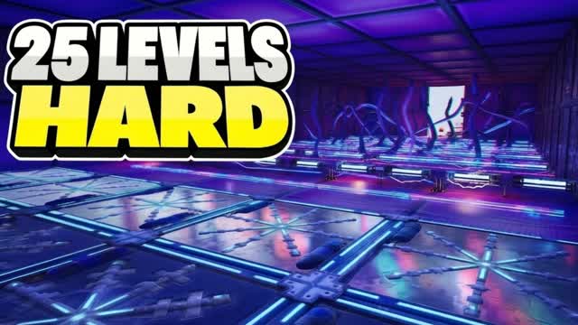 HARD PARKOUR 25 LEVELS🏆 — Fortnite Creative map