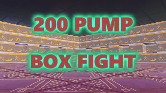 200 PUMP ONLY BOX FIGHT — Fortnite Creative map