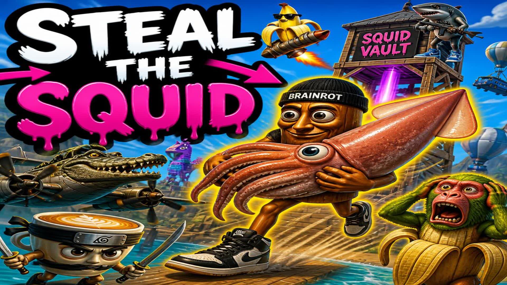 STEAL THE SQUID โ Fortnite Creative map