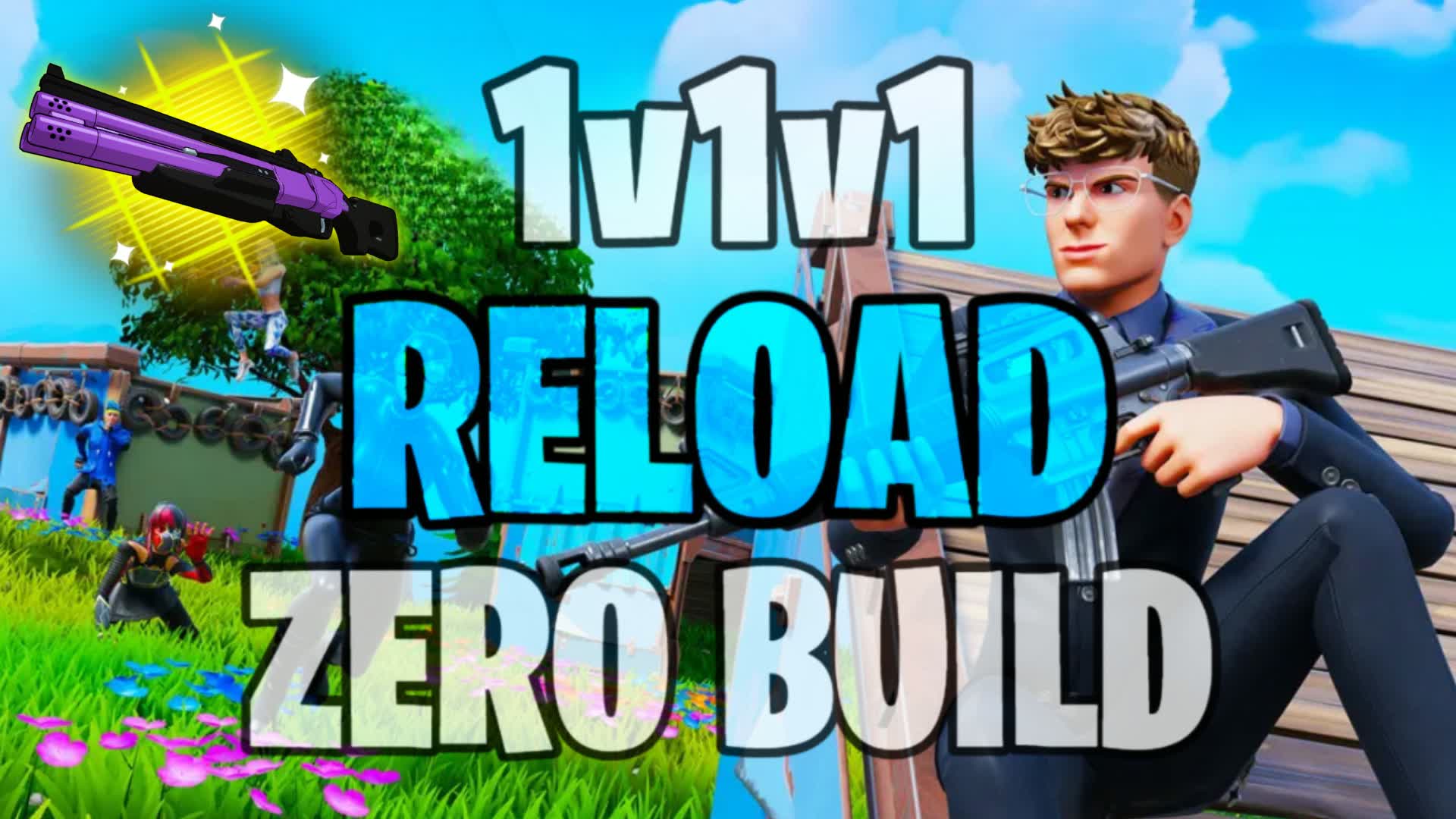 1v1v1 RELOAD ZERO BUILD 1v1 FREE FOR ALL — Fortnite Creative map