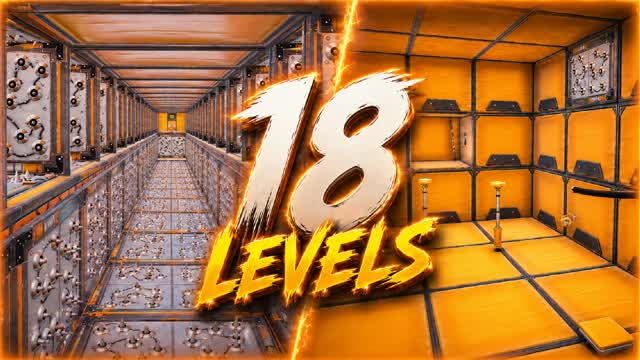 PARKOUR HARD 18 LEVELS (7308) — Fortnite Creative map