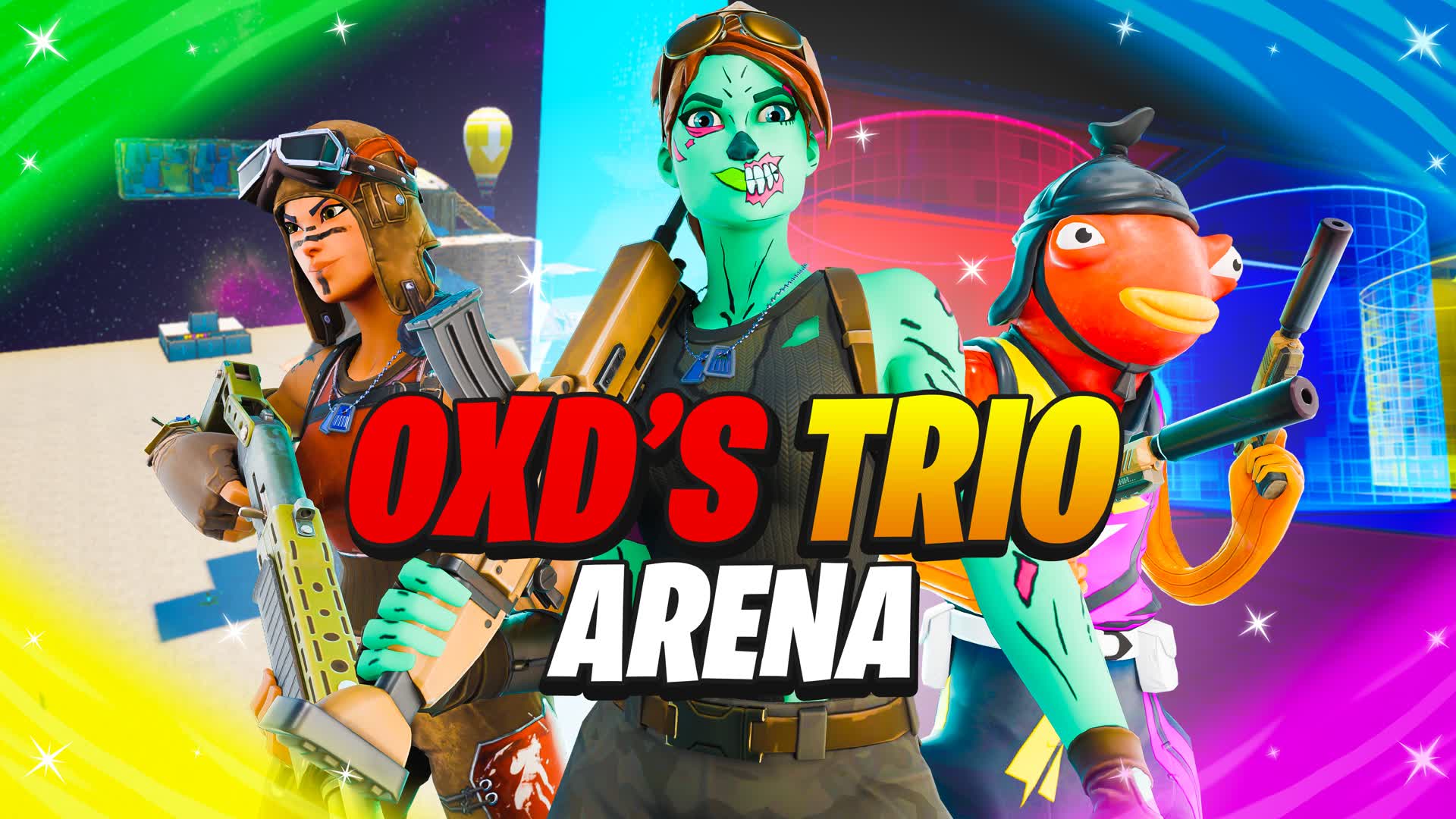 🌀OXD'S TRIO - ZONE WARS🌀 — Fortnite Creative map