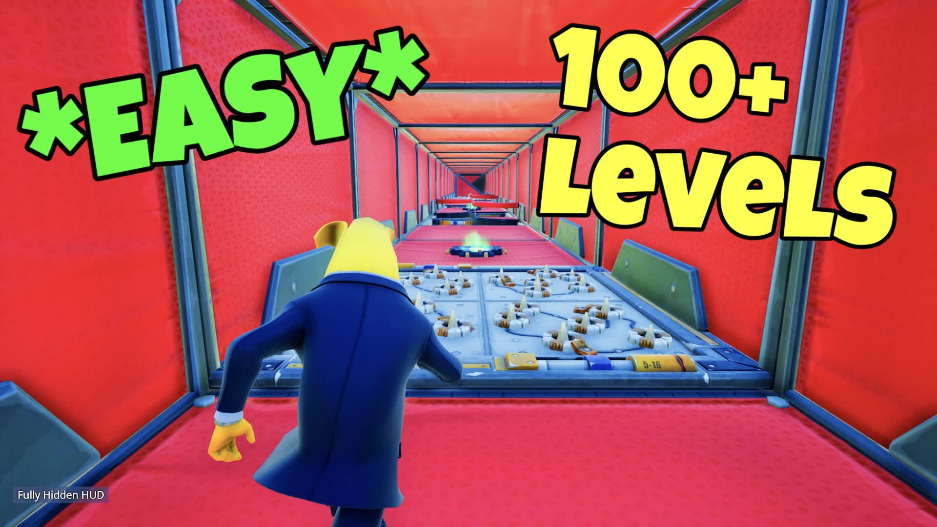 Default Parkour 100+ Levels π― β Fortnite Creative map