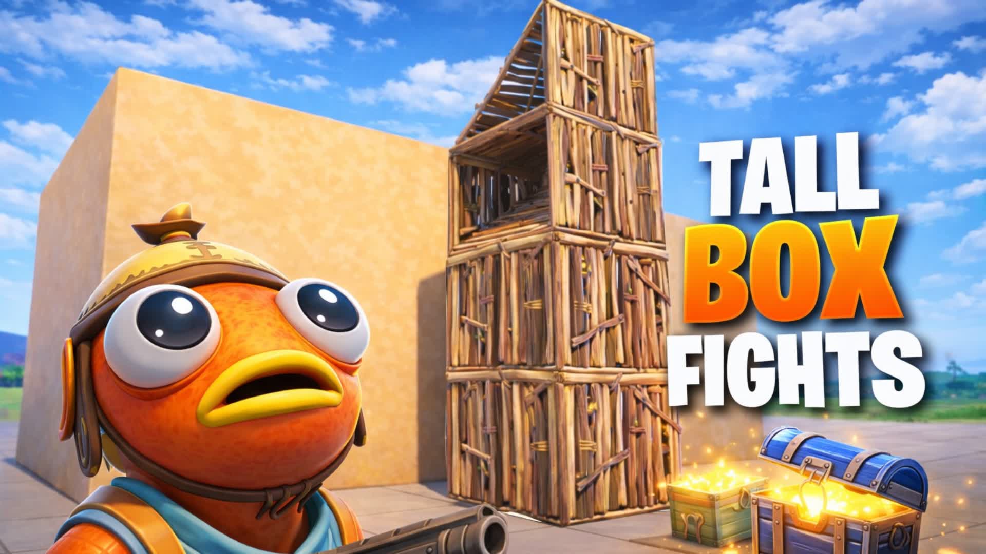 Tall box fights — Fortnite Creative map