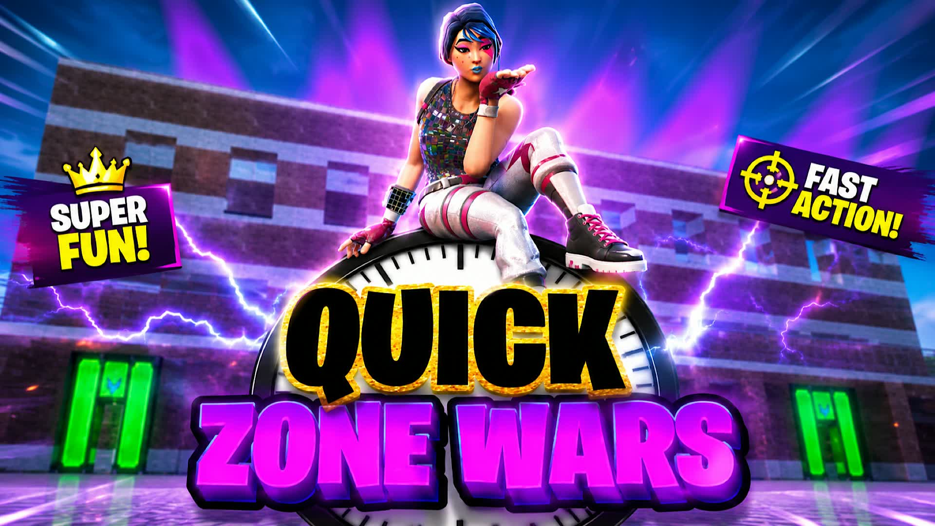 QUICK ZONE WARS (QZW) — Fortnite Creative map