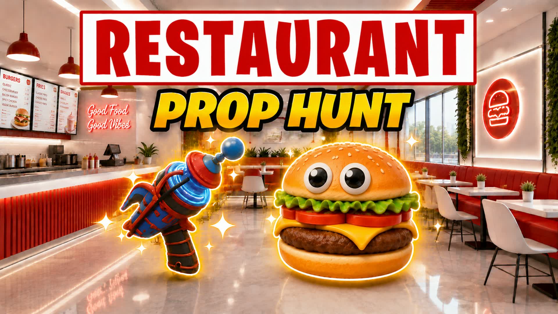 Restaurant Prop Hunt π Burger β Fortnite Creative map