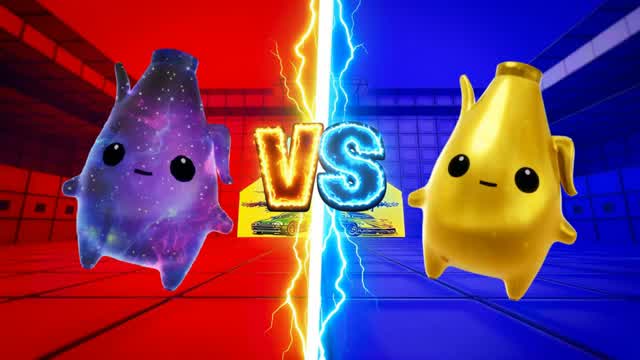 RED VS BLUE BANANITA — Fortnite Creative map