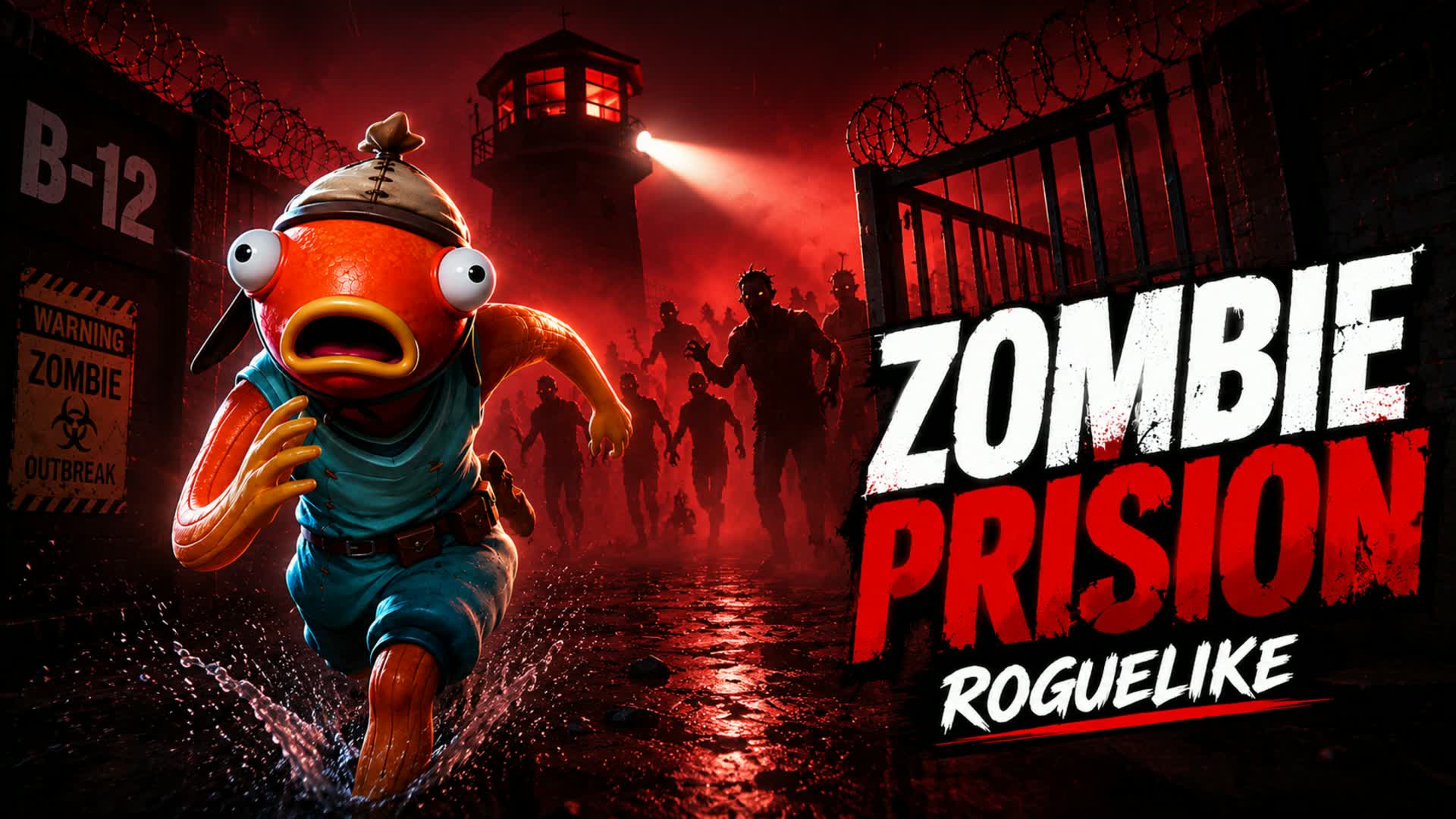 Zombie Prision Roguelike โ Fortnite Creative map