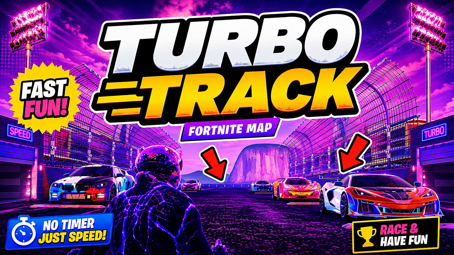 circuit de course — Fortnite Creative map
