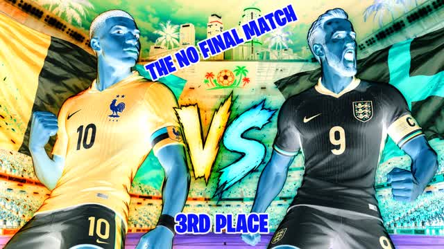 FRANCE vs ENGLAND NO FINAL MATCH — Fortnite Creative map