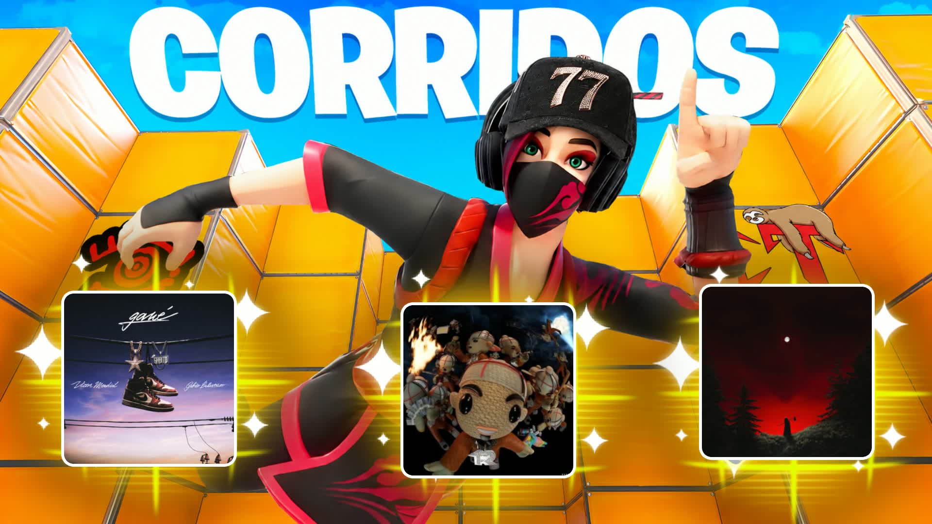 CORRIDOS TUMBADOS PIT FFA β Fortnite Creative map