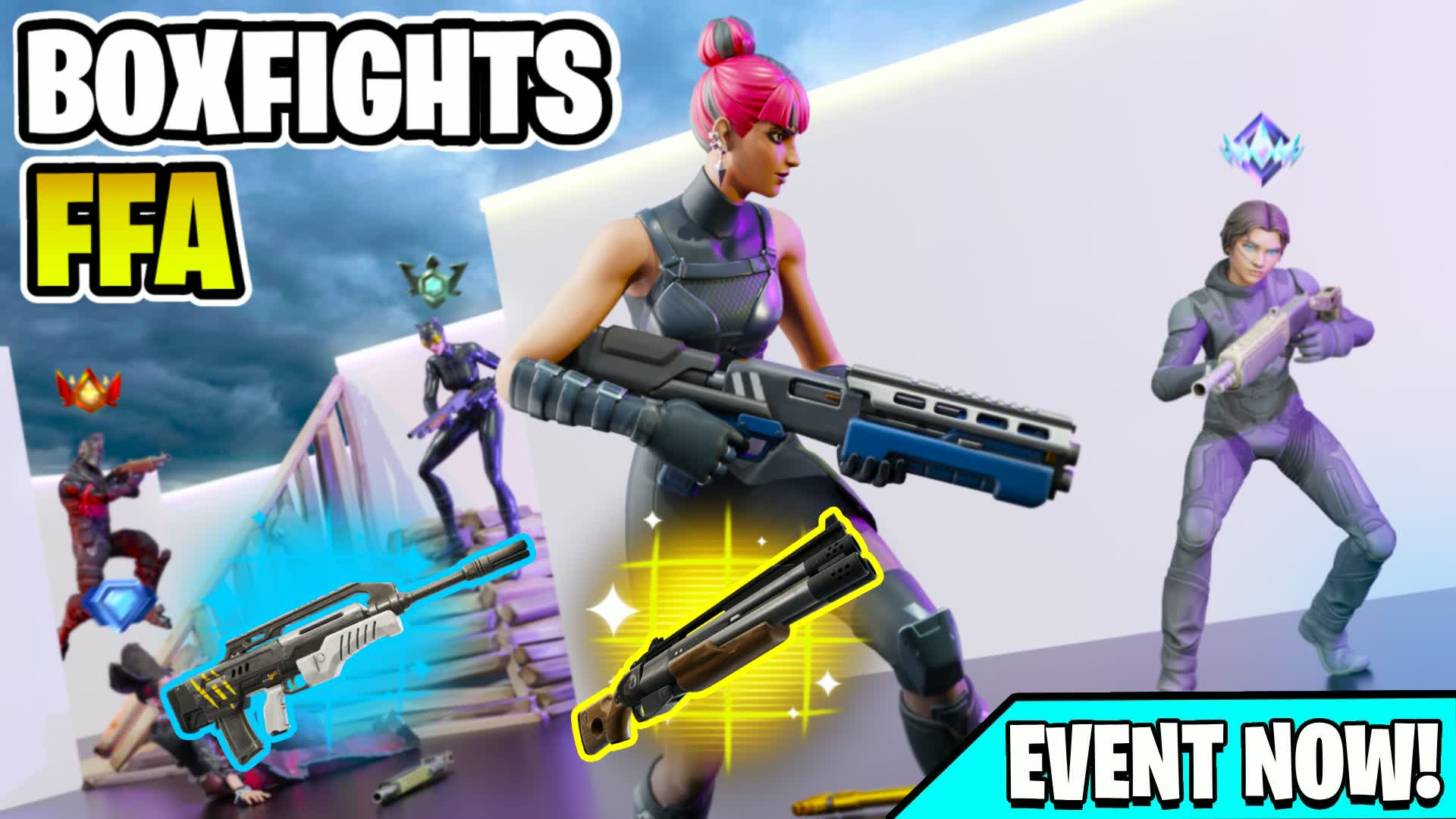 INFINITY BOX FIGHTS 🔫FFA🎯 ZOXAZ — Fortnite Creative map
