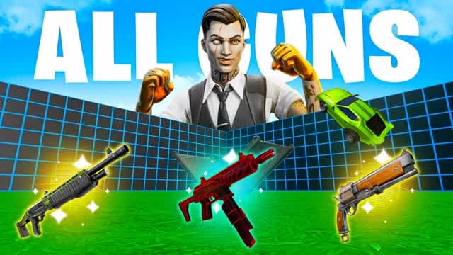 1V1 SUPER ALL GUN β Fortnite Creative map