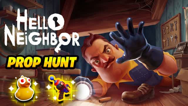 HELLO NEIGHBOR PROP HUNT CACHE CACHE — Fortnite Creative map