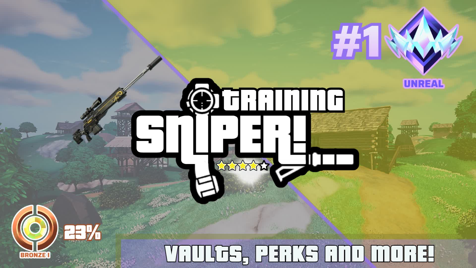 SNIPER! Training — Fortnite Creative map