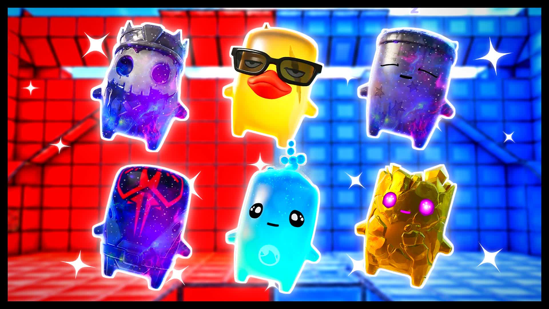 BLUE VS RED PHANTOM STEP π΅π΄ β Fortnite Creative map