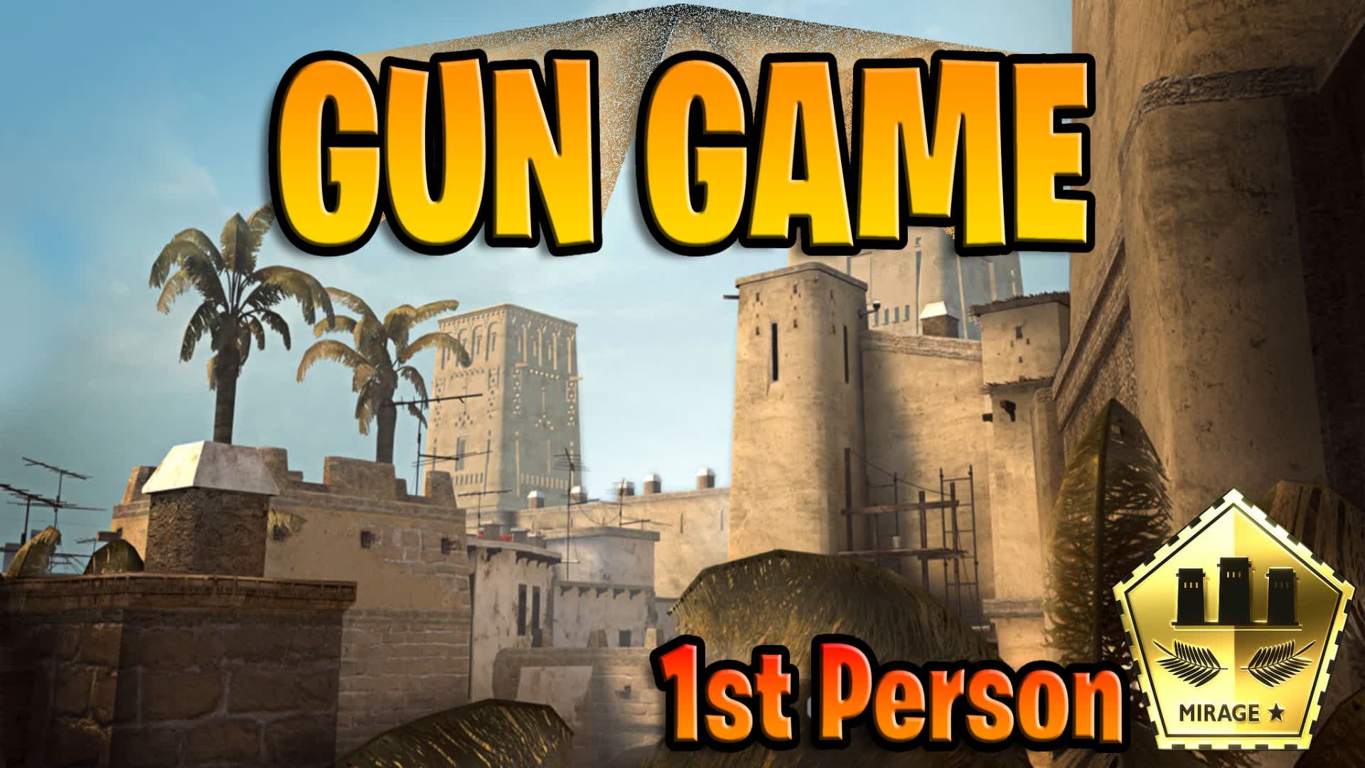 CS 🎯MIRAGE 🔥 RANKED GUN GAME — Fortnite Creative map