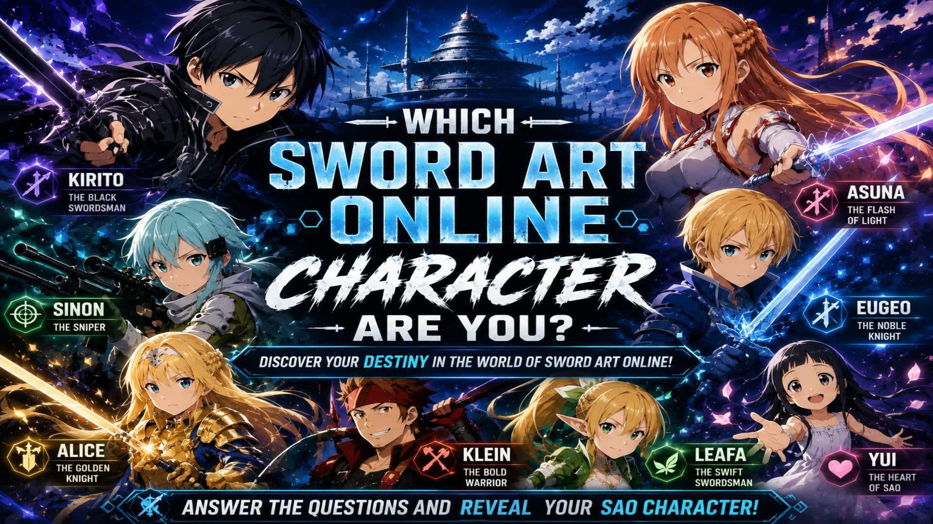 Which Sword Art Online Character Are You — Fortnite Creative map