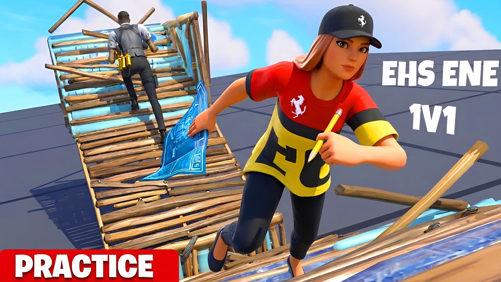 EHS ENE 1V1 (BUILD FIGHT) — Fortnite Creative map