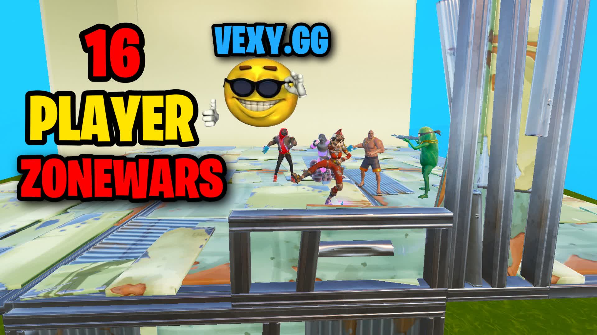 Meme Zone Wars — Fortnite Creative map