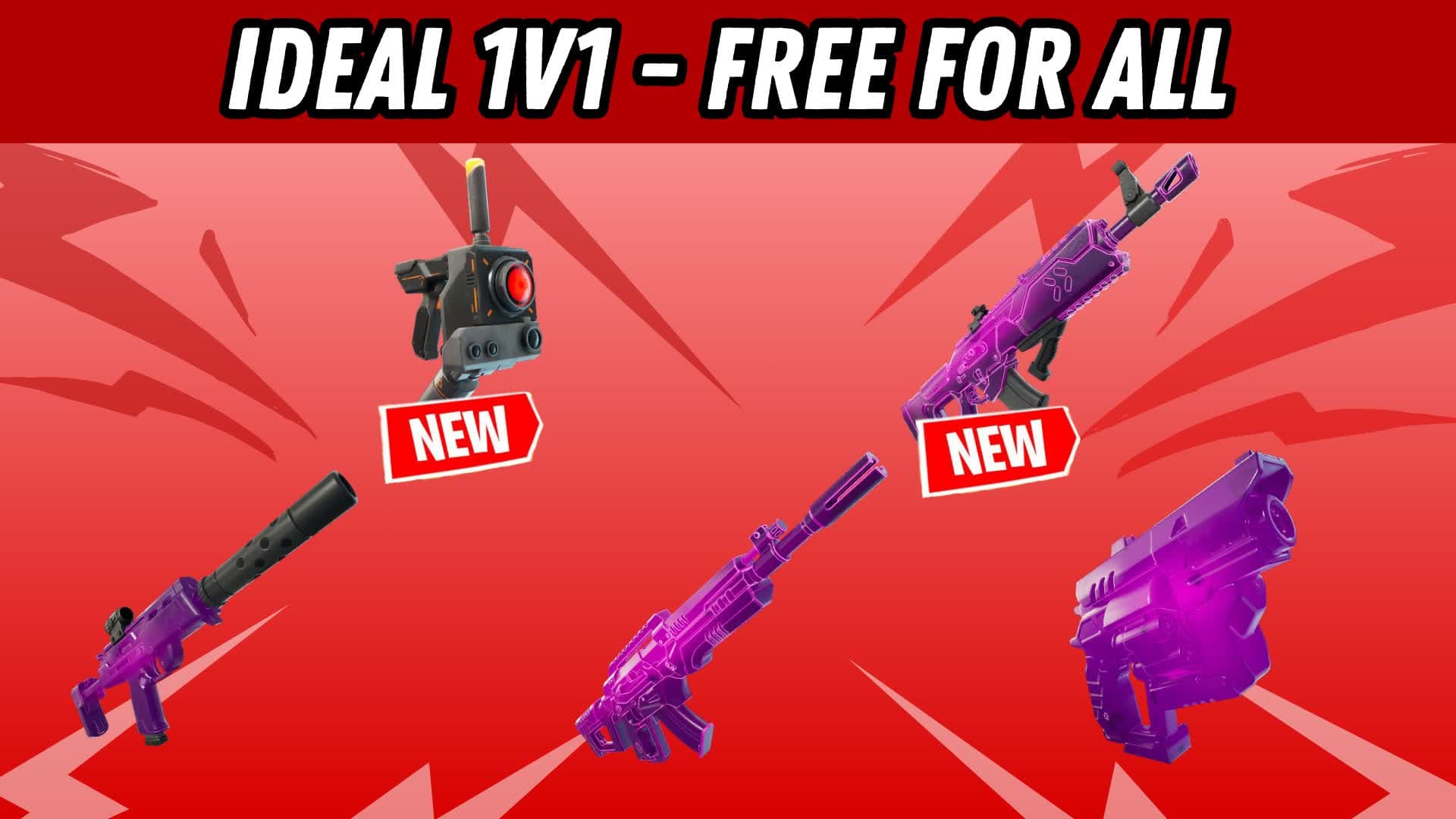 IDEAL 1V1 - FREE FOR ALL — Fortnite Creative map