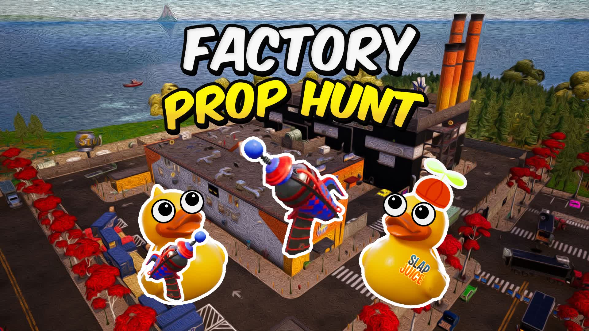 FACTORY PROP HUNT π β Fortnite Creative map