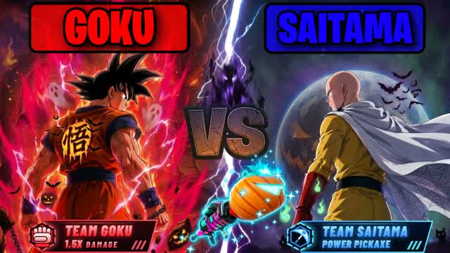 🔴🔵GOKU VS SAITAMA CRAZY🔴🔵 — Fortnite Creative map