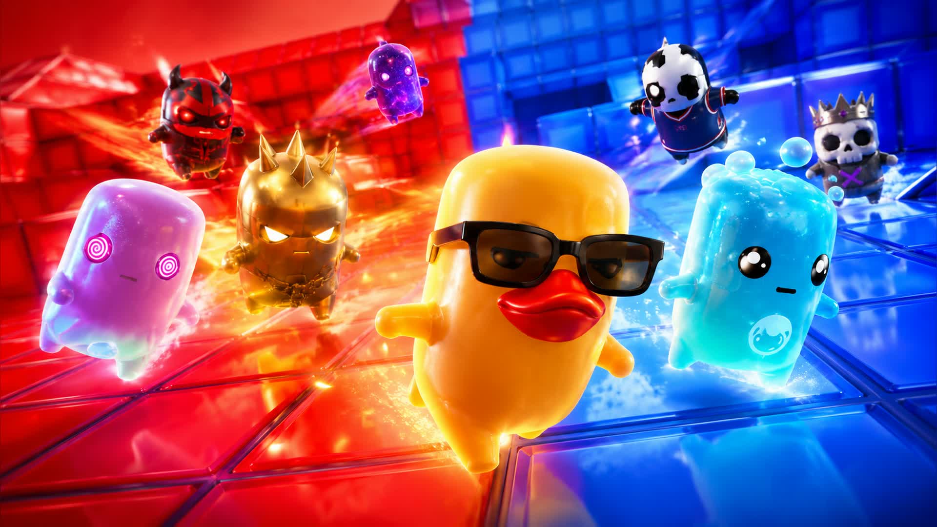 RED VS BLUE POWER SPRINT π΄π΅ β Fortnite Creative map
