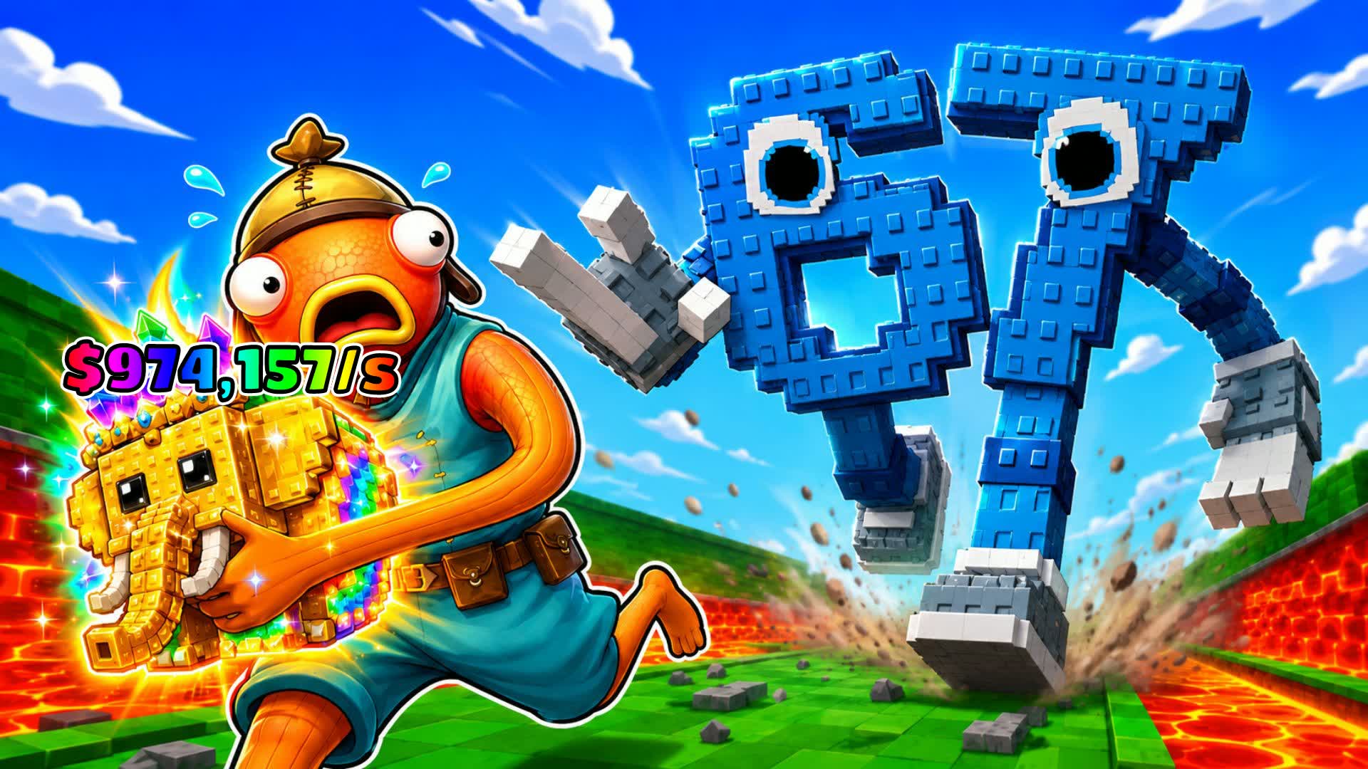 Drop For Brainrots β Fortnite Creative map
