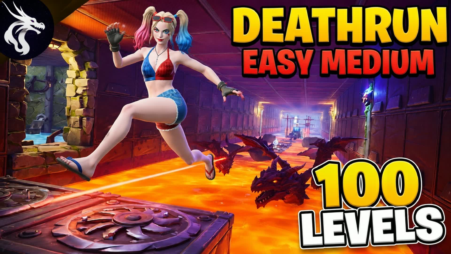 DeathRun 100 levels by aimdragon โ Fortnite Creative map