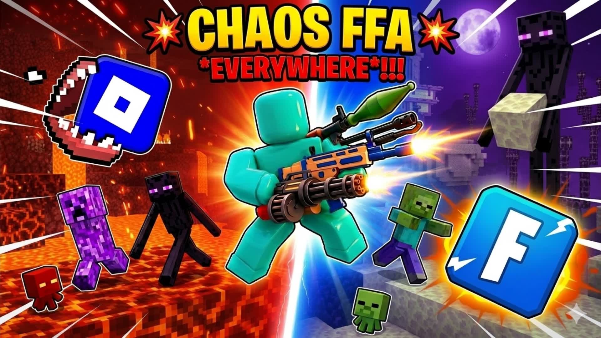 💥RIVALS CHAOS FFA💥 — Fortnite Creative map