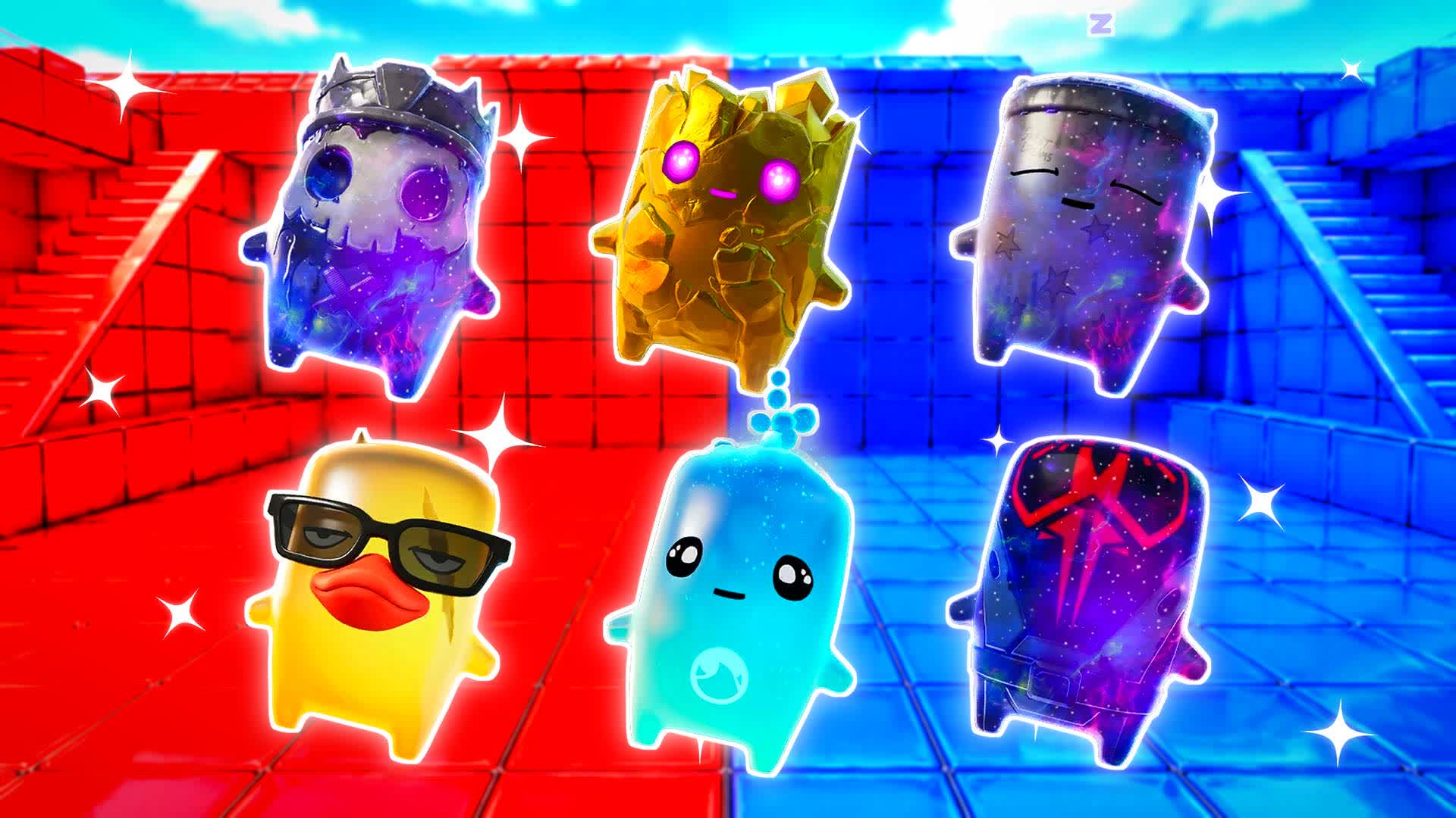 RED VS BLUE TRAILBLAZER π΄π΅ β Fortnite Creative map