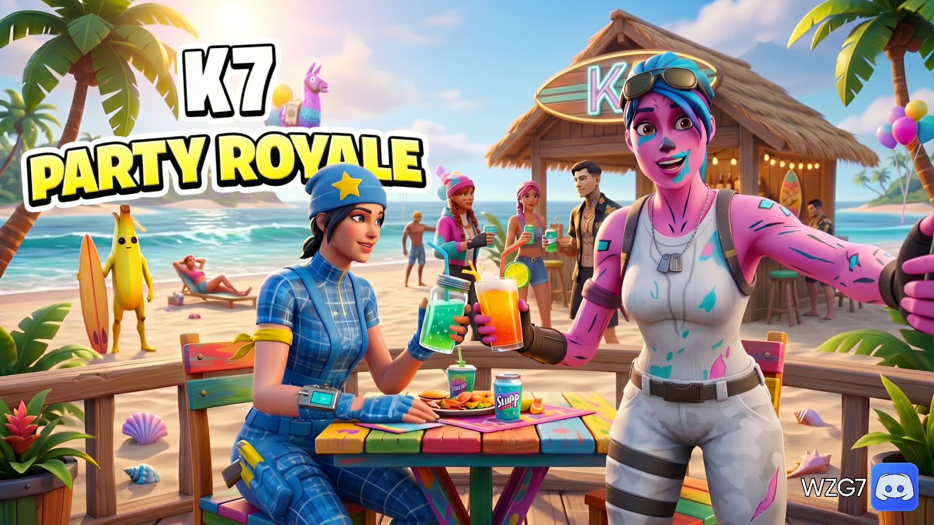 K7 PARTY ROYALE 2.0 — Fortnite Creative map