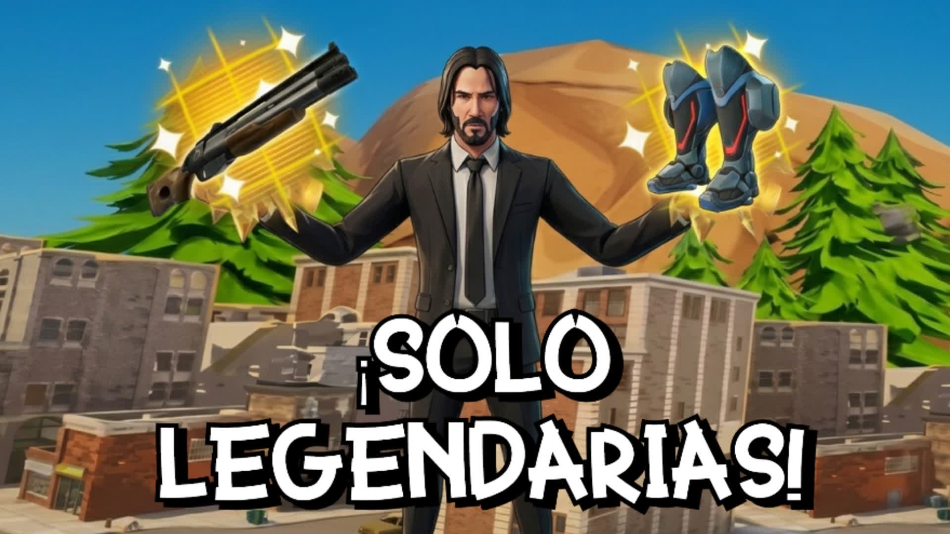 ⭐SOLO LEGENDARIAS⭐ — Fortnite Creative map