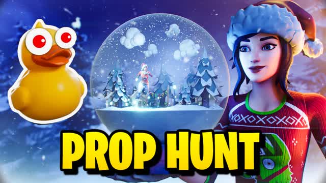 Prop Hunt - Snow Globe🔮 — Fortnite Creative map