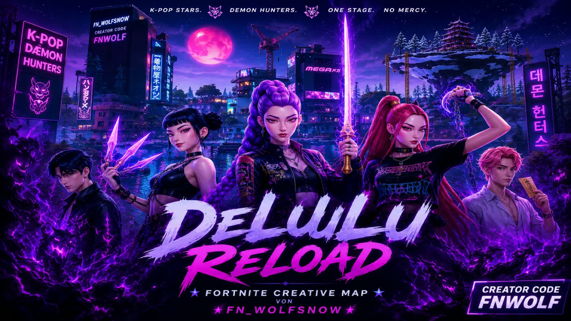 DeLulu Reload DemonHunters — Fortnite Creative map