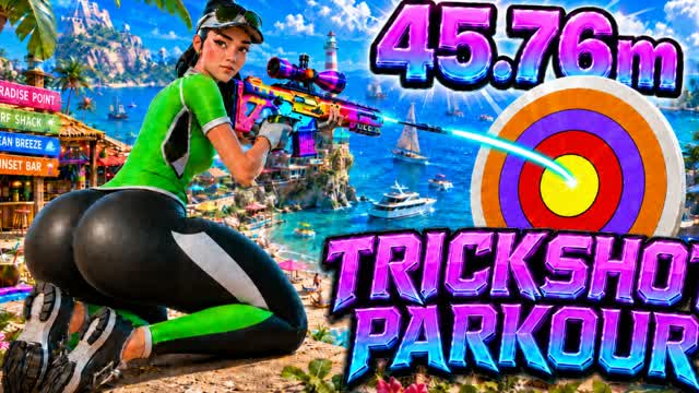 โ WATCH TRICKSHOT PARKOUR +67 ๐ฏ๐งโโ๏ธ โ Fortnite Creative map