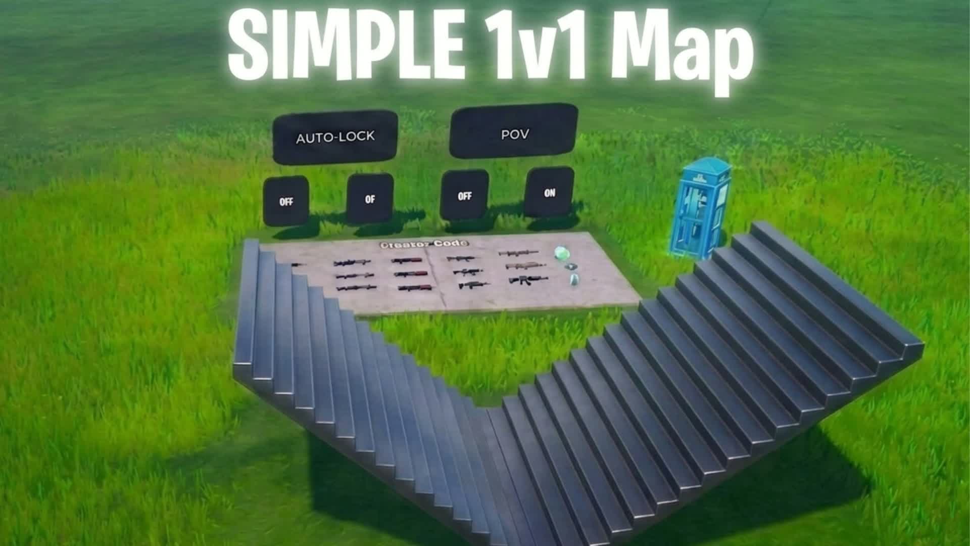 Simple 1v1 Map — Fortnite Creative map
