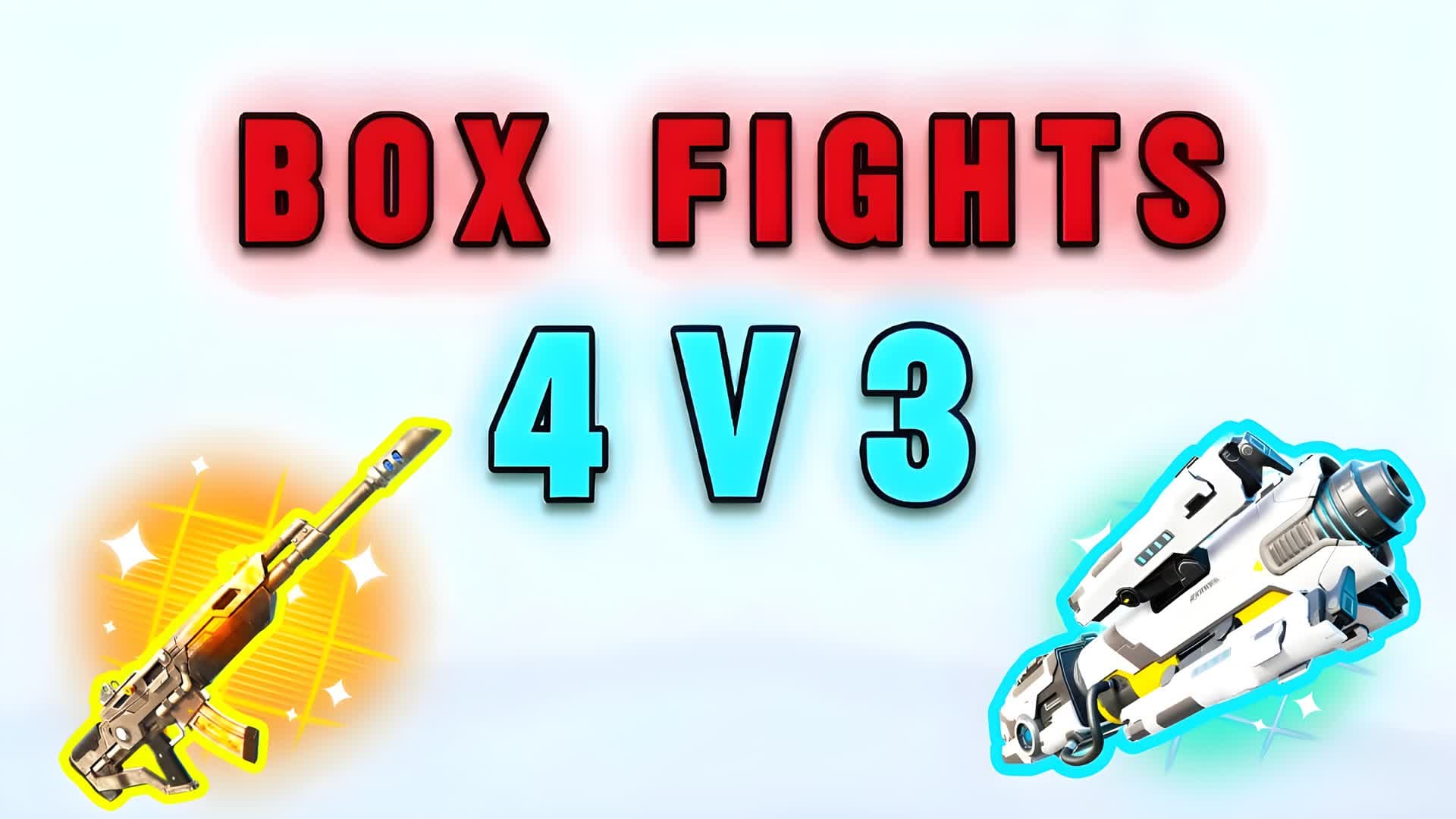 BOX FIGHTS 4V3 β Fortnite Creative map