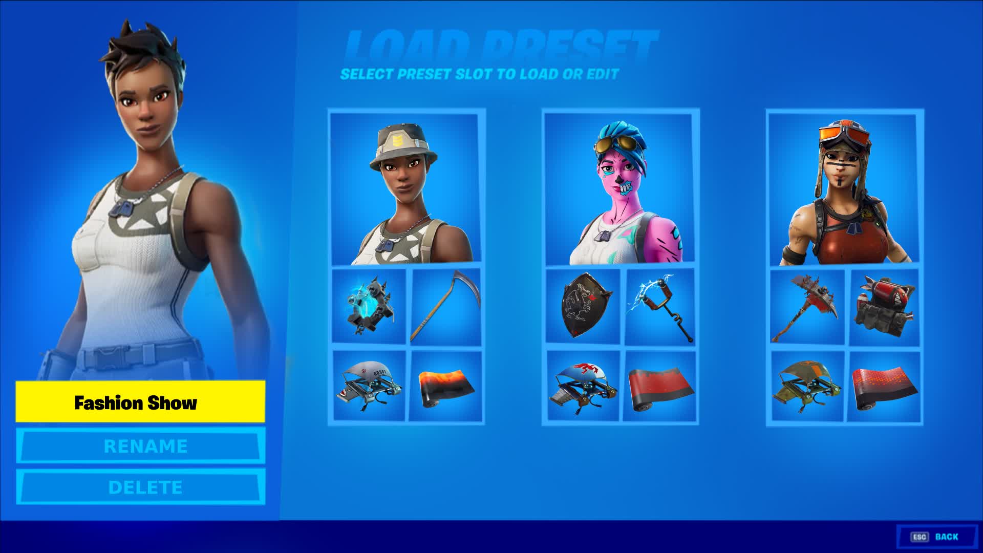 Fashion show — Fortnite Creative map