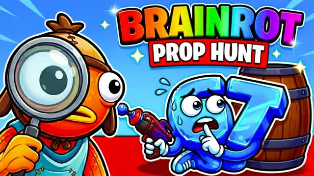BRAINROT SUPERMARKET PROP HUNT π§ β Fortnite Creative map