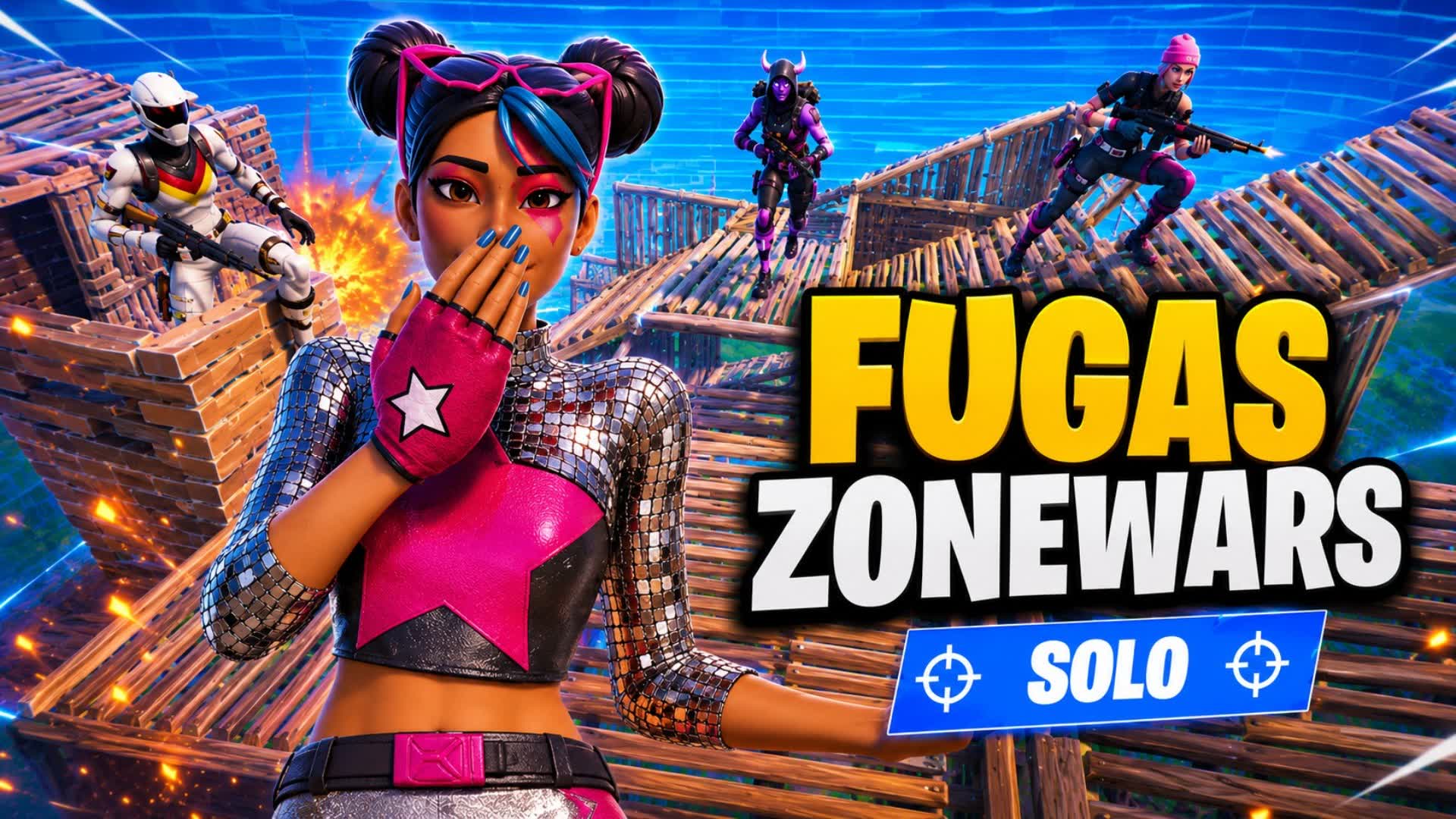 FUGAS ZONEWARS π β Fortnite Creative map