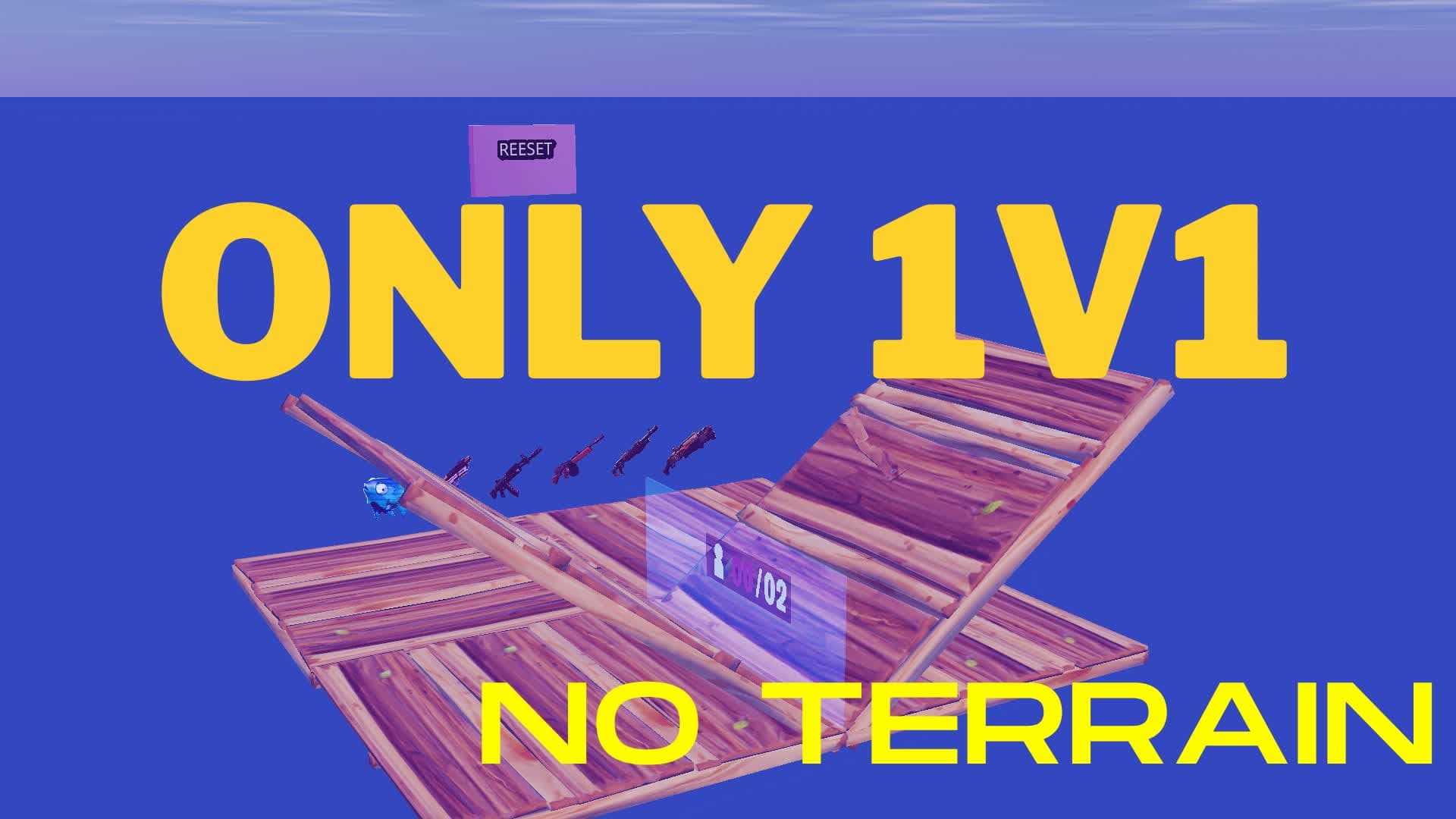 NO TERRAIN 1V1 | ONLY 1V1 — Fortnite Creative map